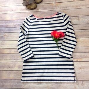 Small J. Crew Cotton Striped Top XS Runs Large.
